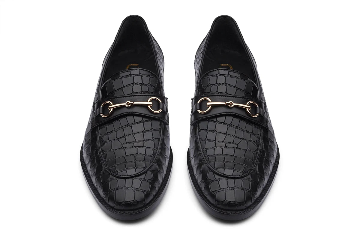 STOCKHOLM - BLACK LEATHER SHOES