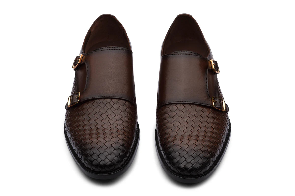 AMSTERDAM - CHESTNUT BROWN LEATHER SHOES