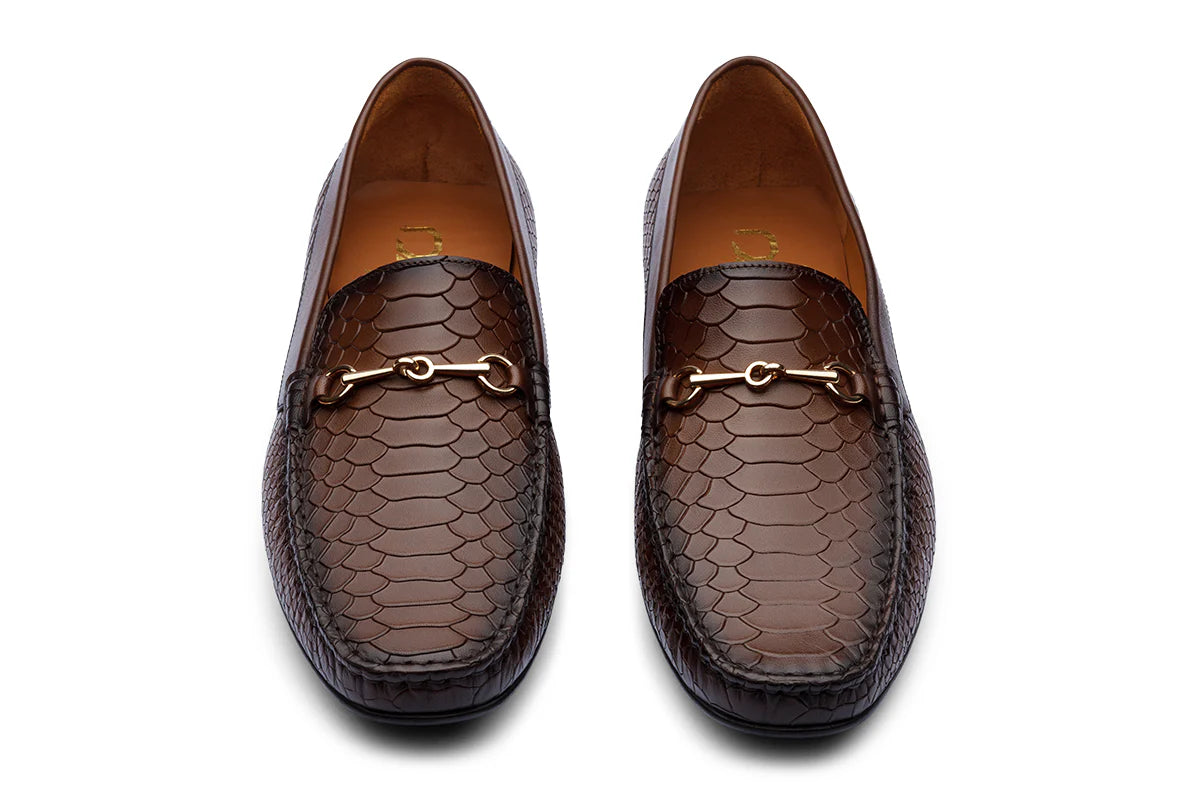 PARIS - CHESTNUT BROWN LEATHER SHOES