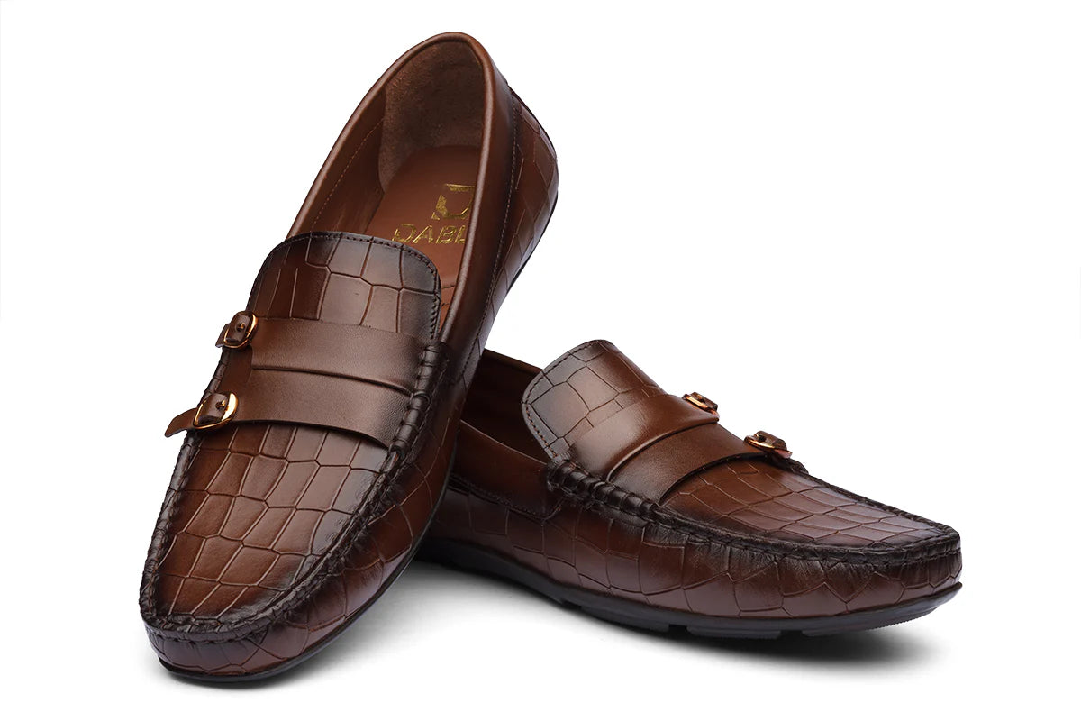PRAGUE - CHESTNUT BROWN LEATHER SHOES