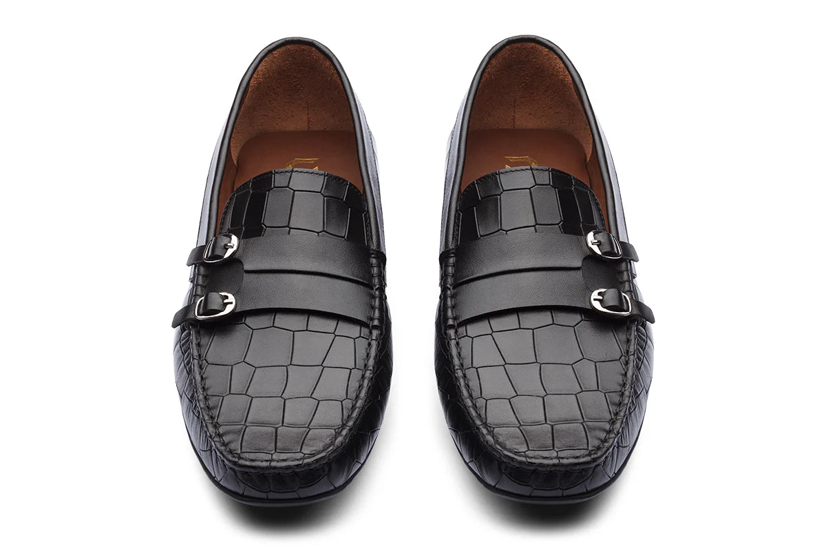 PRAGUE - BLACK LEATHER SHOES