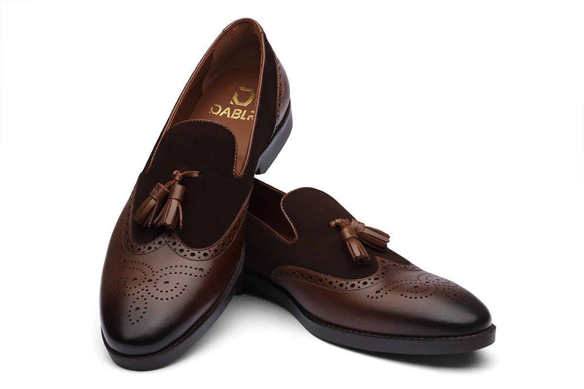 LIVERPOOL - CHESTNUT BROWN LEATHER SHOES