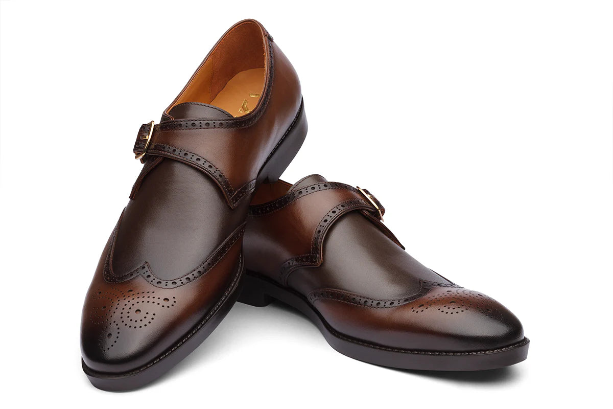 NAIROBI - CHESTNUT BROWN LEATHER SHOES