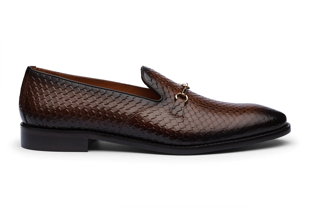 BERLIN - CHESTNUT BROWN LEATHER SHOES