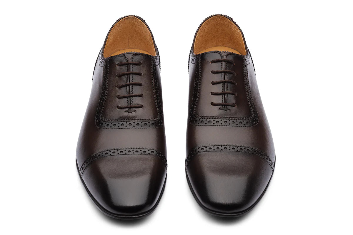 ATHENS - BROWN LEATHER SHOES