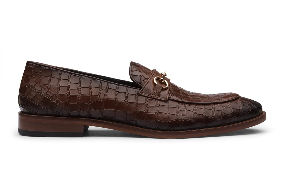 STOCKHOLM - CHESTNUT BROWN LEATHER SHOES