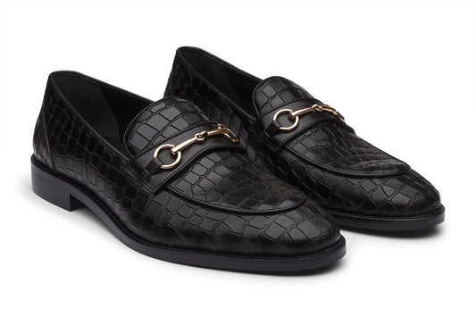 STOCKHOLM - BLACK LEATHER SHOES