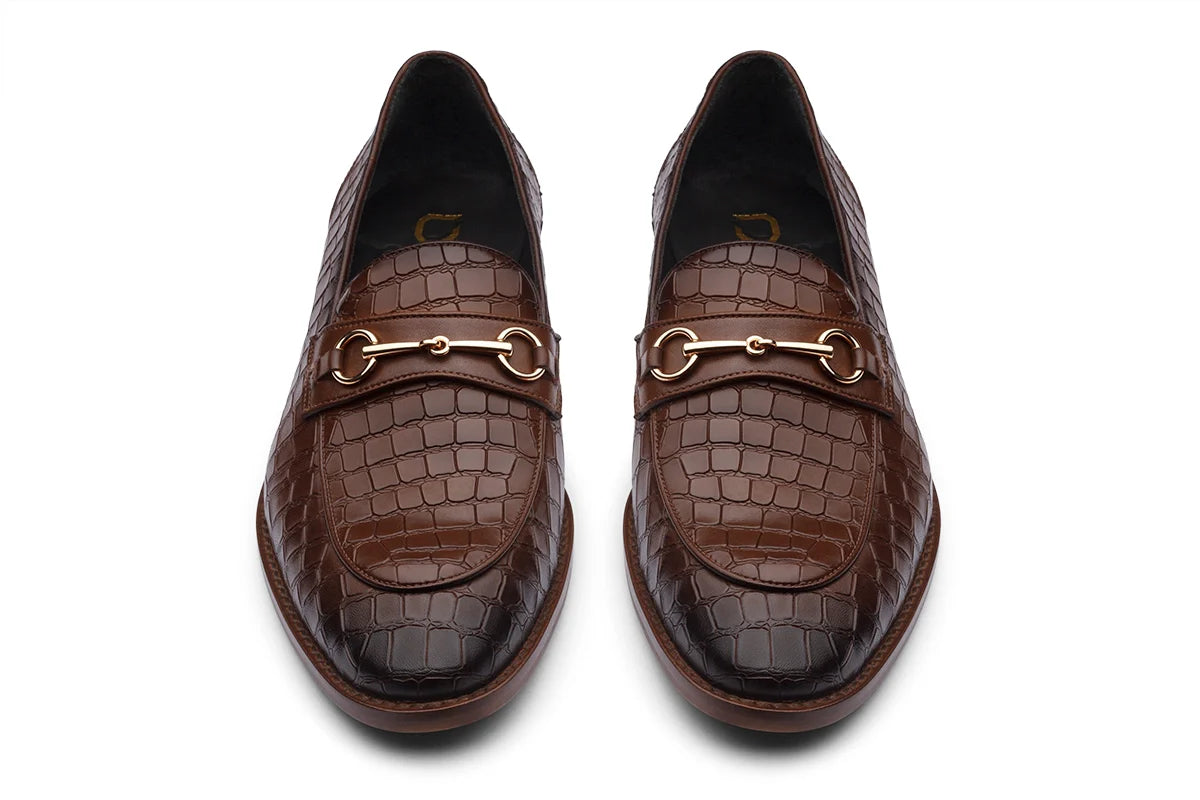 STOCKHOLM - CHESTNUT BROWN LEATHER SHOES