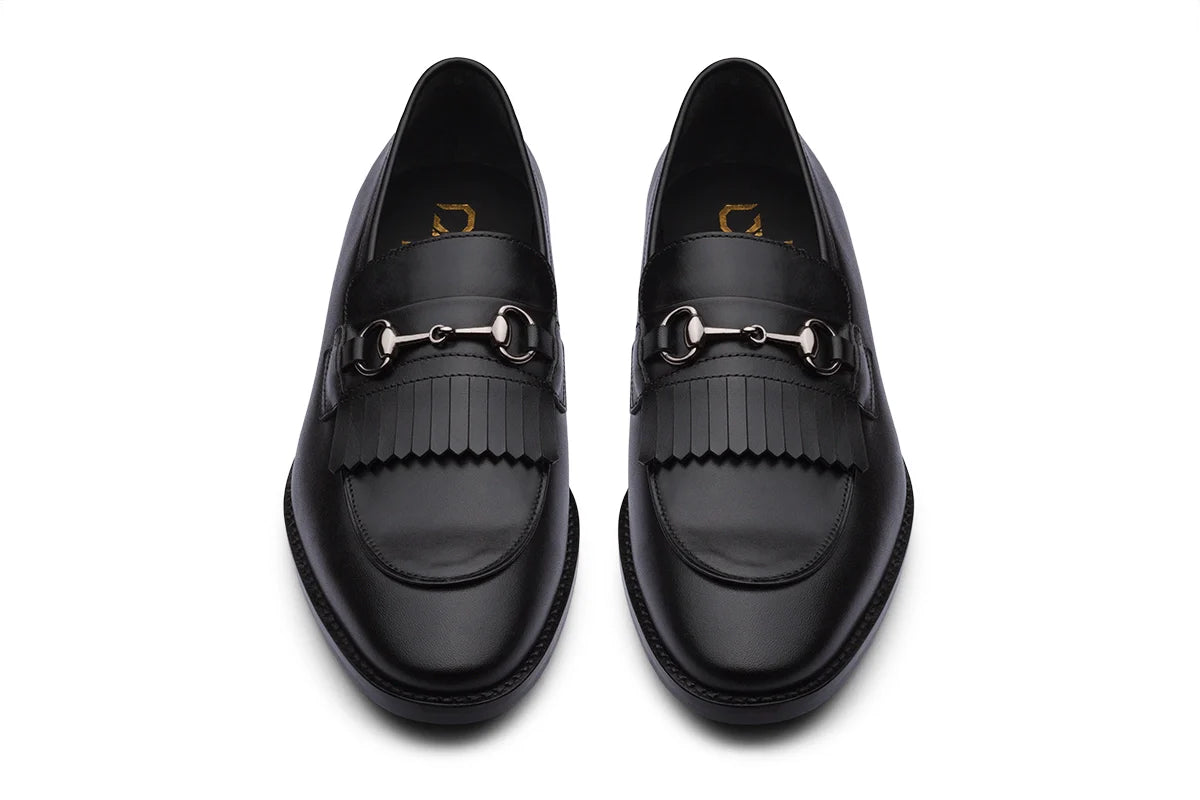 BARCELONA - BLACK LEATHER SHOES