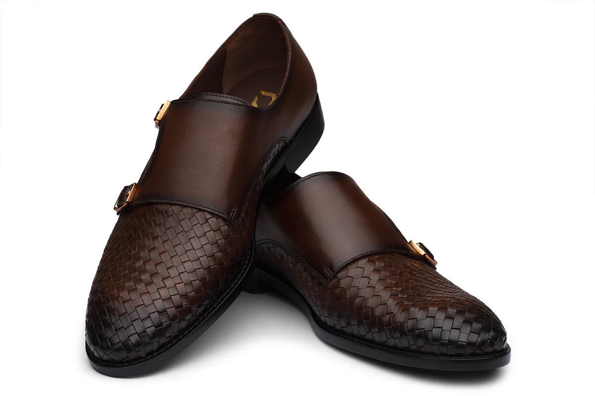 AMSTERDAM - CHESTNUT BROWN LEATHER SHOES