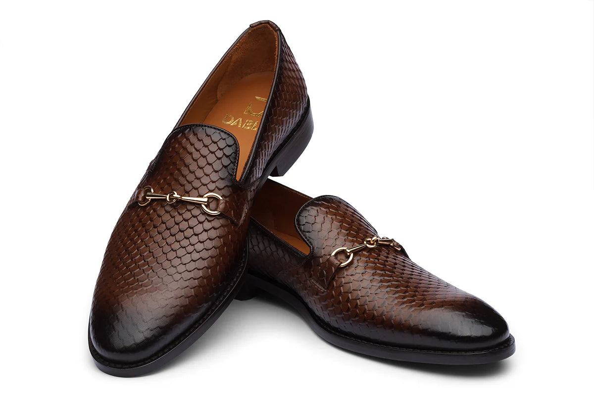 BERLIN - CHESTNUT BROWN LEATHER SHOES