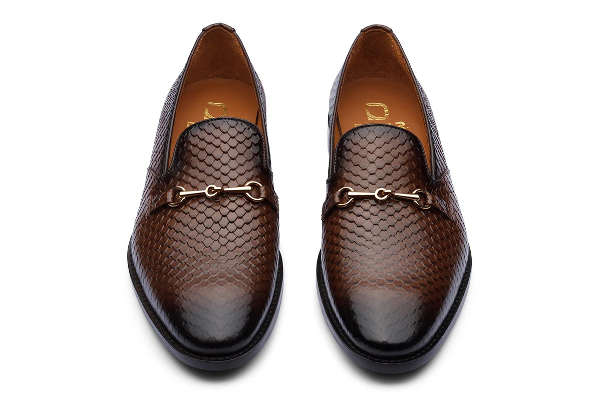 BERLIN - CHESTNUT BROWN LEATHER SHOES