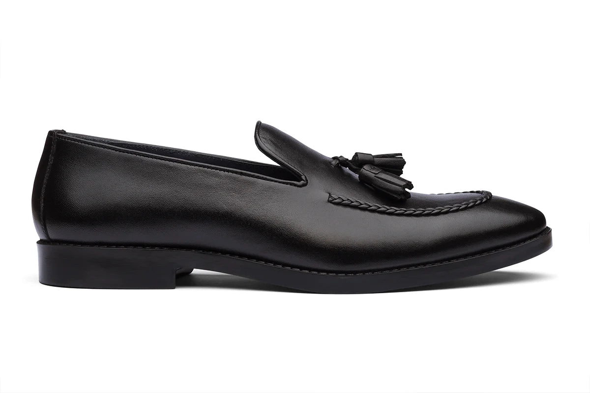 BUDAPEST - BLACK LEATHER SHOES