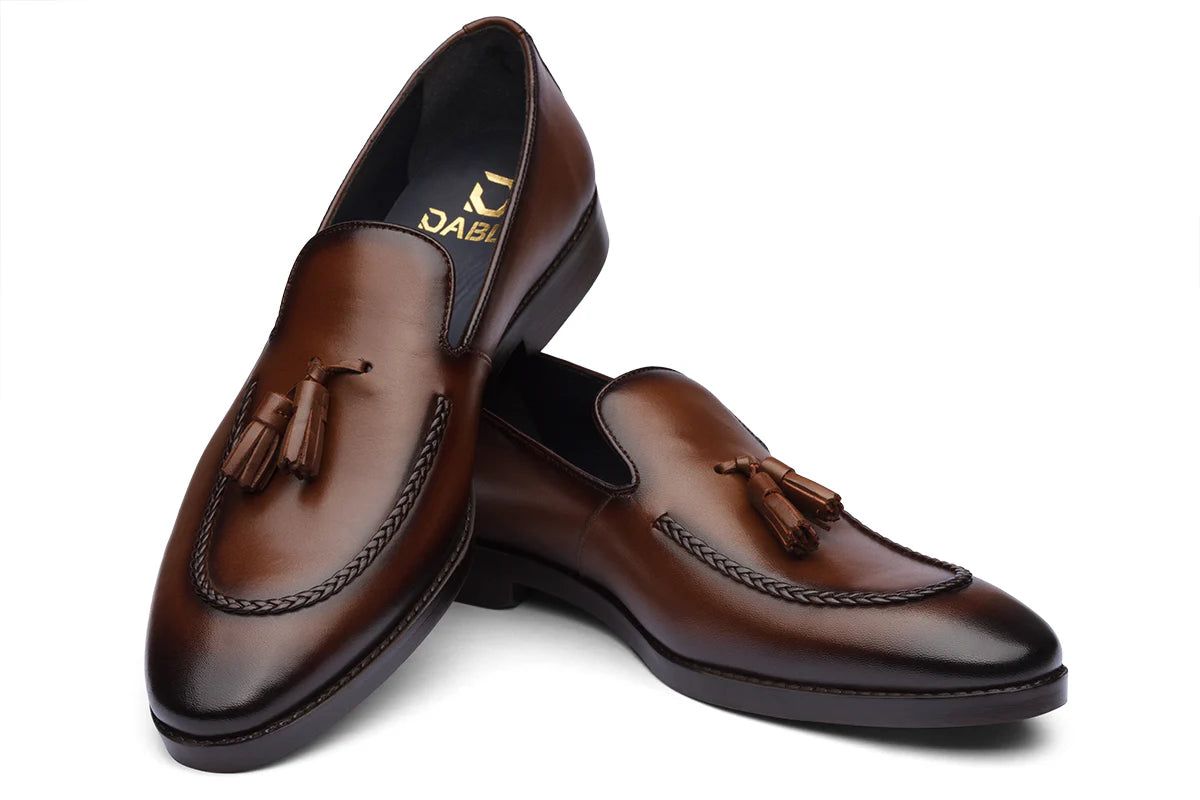BUDAPEST - CHESTNUT BROWN LEATHER SHOES