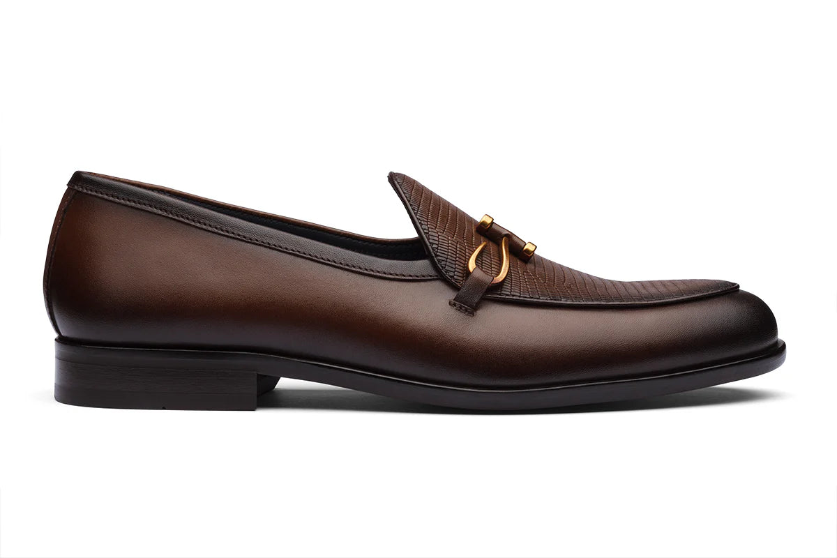 BELGRADE - CHESTNUT BROWN LEATHER SHOES