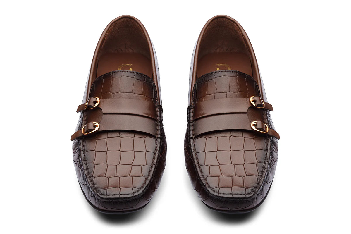 PRAGUE - CHESTNUT BROWN LEATHER SHOES