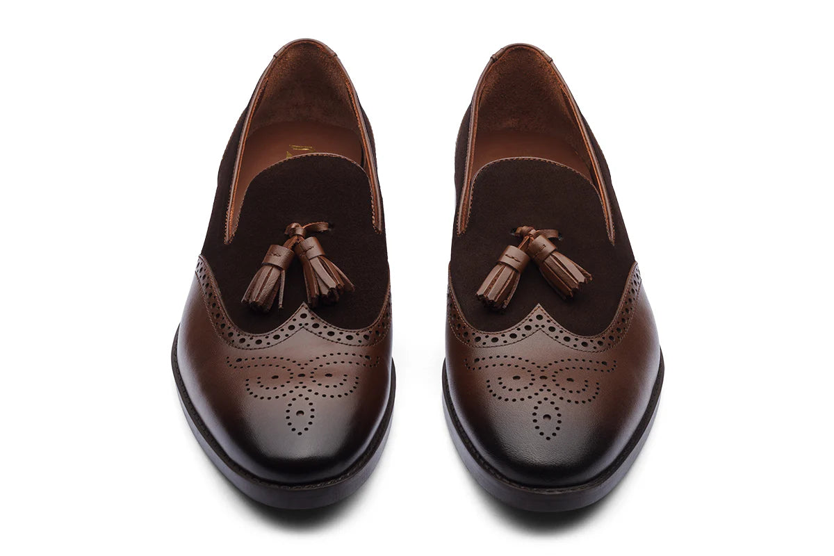 LIVERPOOL - CHESTNUT BROWN LEATHER SHOES