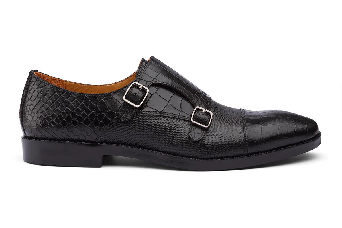 DENVER - BLACK LEATHER SHOES