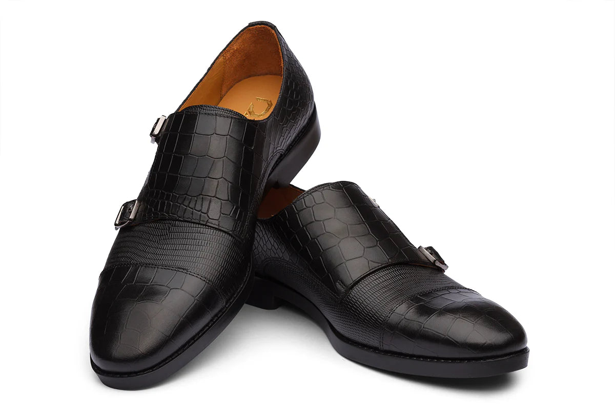 DENVER - BLACK LEATHER SHOES