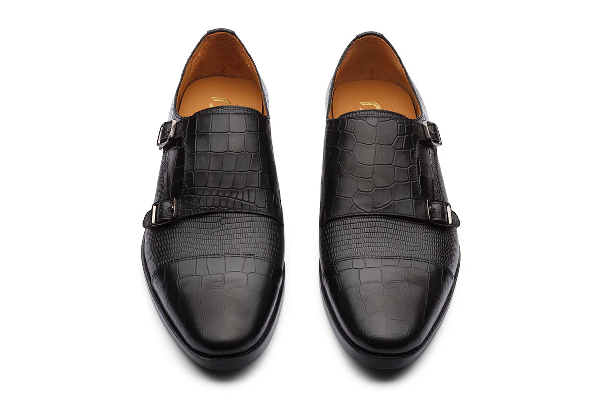 DENVER - BLACK LEATHER SHOES