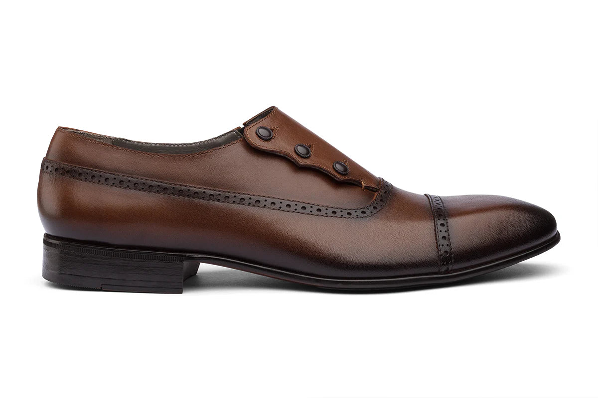 TOKYO - CHESTNUT BROWN LEATHER SHOES