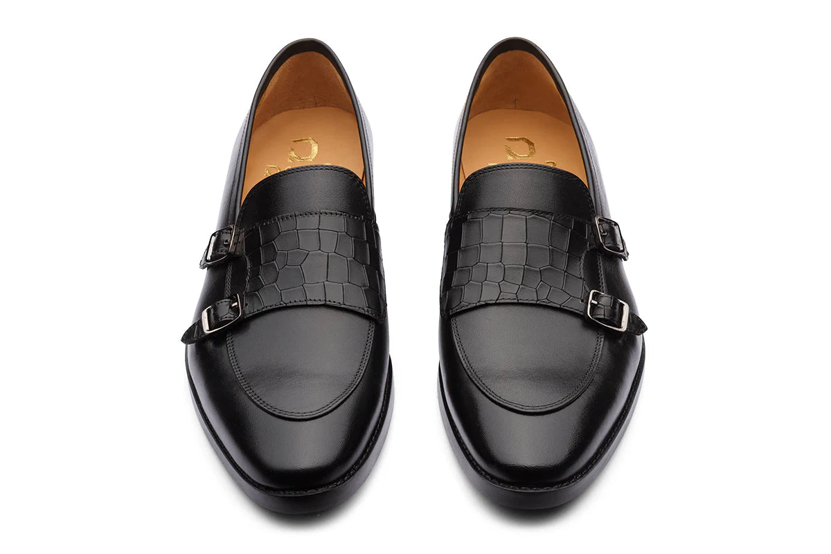 WESSEX - BLACK LEATHER SHOES