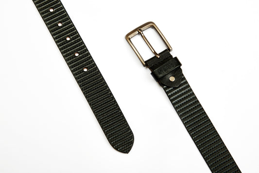 LINER - BLACK LEATHER BELT