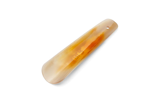 NATURAL BULL SHOE HORN LITE COLOUR 6 INCHES